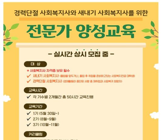 서울시, 경력단절 및 새내기 사회복지사 취업역량 강화