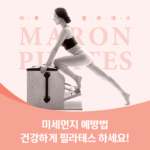 마론필라테스가 알려드리는 미세먼지 예방법